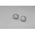 Handmade 925 Sterling Silver Studs Earring Synthetic Opal Play of Colors Stones
